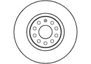 Disctech Brake Disc (Single) - Fits Audi - ABD2085 - Front Axle