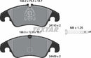 Textar Brake Pad Set - 2474302