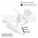 First Line Turbo Hose  - FTH1044 fits Fiat Doblo 1.3 MJTD 2009-
