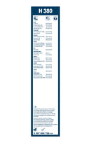 Bosch Rear Wiper Blade - 380mm - H380