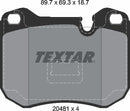 Textar Brake Pad Set - 2048102
