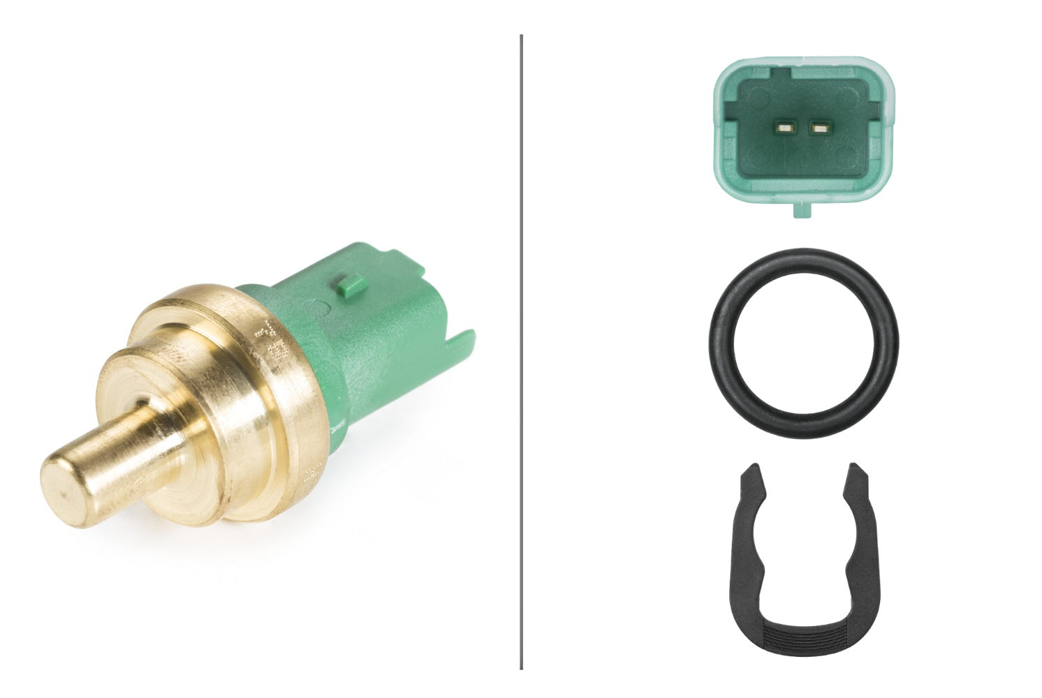 6PT 009 109-291 HELLA Sensor, temperatuur binnenkomende lucht