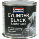 Granville High Temperature Cylinder Paint - Black Satin - 100ml - 0246