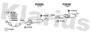 Klarius PG829D - Box With Centre Pipe  - Fits Citroen C8 2.0HDi