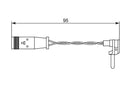 Bosch Wear Sensor F.Brake Pad Ap342 Part No - 1987473070