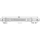 Borg & Beck Clutch Hose  - BBH6395 fits Land Rover Discovery 89-