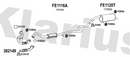 Klarius 302149 - Catalyst Repair Pipe  - Fits Ford B-Max 1.0 EcoBoost