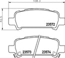 Mintex Brake Pad Set fits -Subaru MDB1999 (also fits other vehicles)