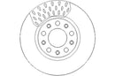 Disctech Brake Disc (Single) - Fits Alfa romeo - ABD3228 - Front Axle