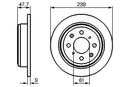 Bosch Brake Disc Pair Part No - 0986479101