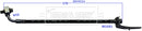 Borg & Beck Brake Hose - BBH9034