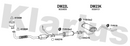 Klarius DW22L - Box With Centre Pipe  - Fits Daewoo Matiz 0.8i