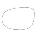 APEC Replacement Stick-On Standard Vehicle Mirror Glass LHS - AMS2645