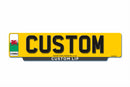 Standard Rear Lipped 4D Eco Number Plate 520 X 127 Cymru