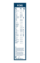Bosch Rear Wiper Blade - 340mm - H341