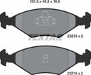 Textar Brake Pad Set - 2321901