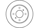 Disctech Brake Disc (Single) - Fits Ford, Nissan - ABD2017 - Rear Axle