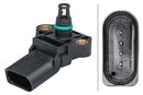 HELLA 6PP 009 403-341 Sensor, boost pressure - 4-pin connector - Bolted