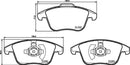 Mintex Brake Pad Set fits -Ford MDB4112 (also fits other vehicles)