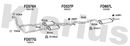 Klarius FD576H - Front Pipe Right Hand  - Fits Ford Granada 2.3,2.8