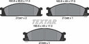 Textar Brake Pad Set - 2134702