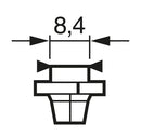 Bosch Pure/Lt 12V 1.5W Bx8.4D Trade Pk Part No - 1987302255