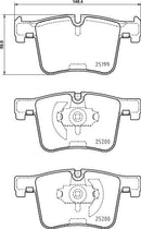 Mintex Brake Pad Set fits -BMW MDB3153 (also fits other vehicles)