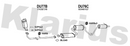 Klarius DU77B - Centre Pipe  - Fits Daihatsu Cuore 0.85i