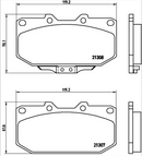 Brembo Brake Pad Set - P56025