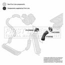 First Line Turbo Hose  - FTH1192 fits BMW E39, E46, E53 96-07 M57