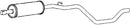 Klarius VW761Q - Box With Centre Pipe  - Fits Volkswagen Passat 2.0TDi