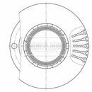 Borg & Beck Brake Disc - BBD32602