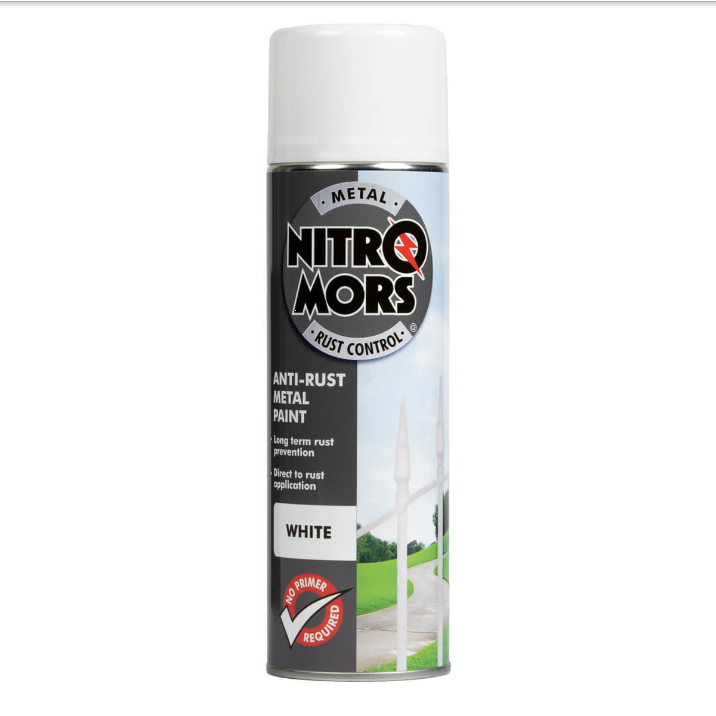 Nitromors Anti-Rust Smooth Metal Paint White 500ml - TETNWI500