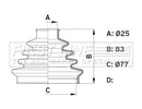 First Line Cv Joint Boot Kit  - FCB1006 fits Stretch CV Boot Kit