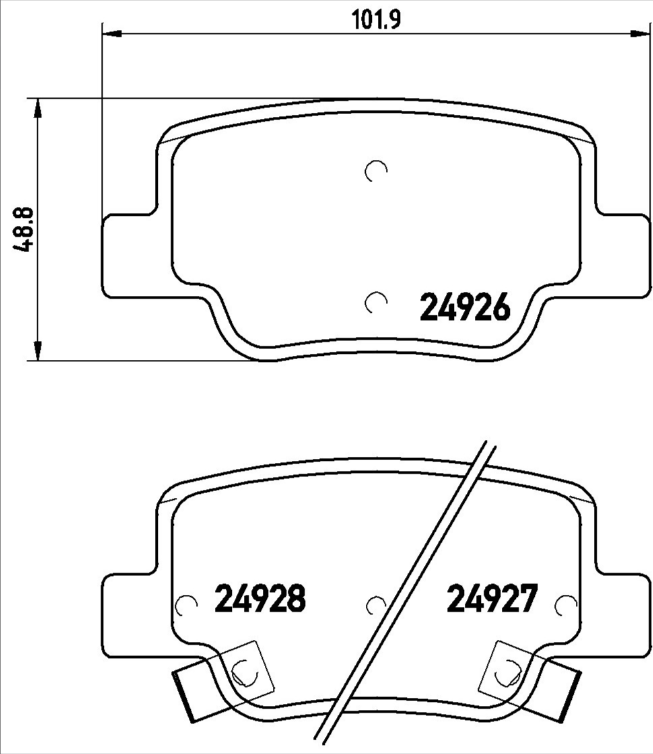 Brembo Brake Pad Set - P83114