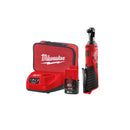 Milwaukee M12  Sub Compact Ratchet Battery & Charger Included. - 4933448110