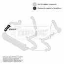 Borg & Beck Turbo Hose  - BTH1557 fits Ford Focus III 2.0TDCi