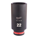Milwaukee Hex socket ShW 3/8 deep 22mm-1pc - 4932480296