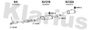 Klarius SU121B - Box With Centre Pipe  - Fits Subaru Forester 2.0