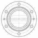 Borg & Beck Brake Disc - BBD32592
