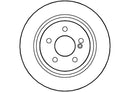 Disctech Brake Disc (Single) - Fits Mercedes-benz - ABD2838 - Rear Axle
