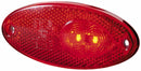 HELLA 8RA 002 014-232 Reflector - Lens Colour: Red - round - Bolted/mounting - Quantity 80