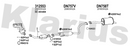 Klarius 312553 - Catalyst Type Approved  - Fits Nissan Note 1.2