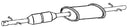 Klarius 325327 - Catalyst Type Approved  - Fits Mercedes SPRINTER 2-t Bus (B901, B902) Rear Cat