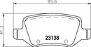 Mintex Brake Pad Set fits -MercedesBenz MDB3244 (also fits other vehicles)