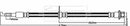 Borg & Beck Brake Hose  - BBH8458 fits Toyota Previa 05/03-01/06