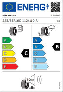 Michelin 225 65 16 112R Agilis+ tyre