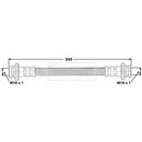 Borg & Beck Brake Hose  - BBH6772 fits Daewoo Matiz (KLYA)