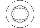 Disctech Brake Disc (Single) - Fits Ford usa, Honda - ABD3509 - Front Axle