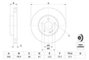 Bosch Brake Disc > Single Bd975 Part No - 0986479137
